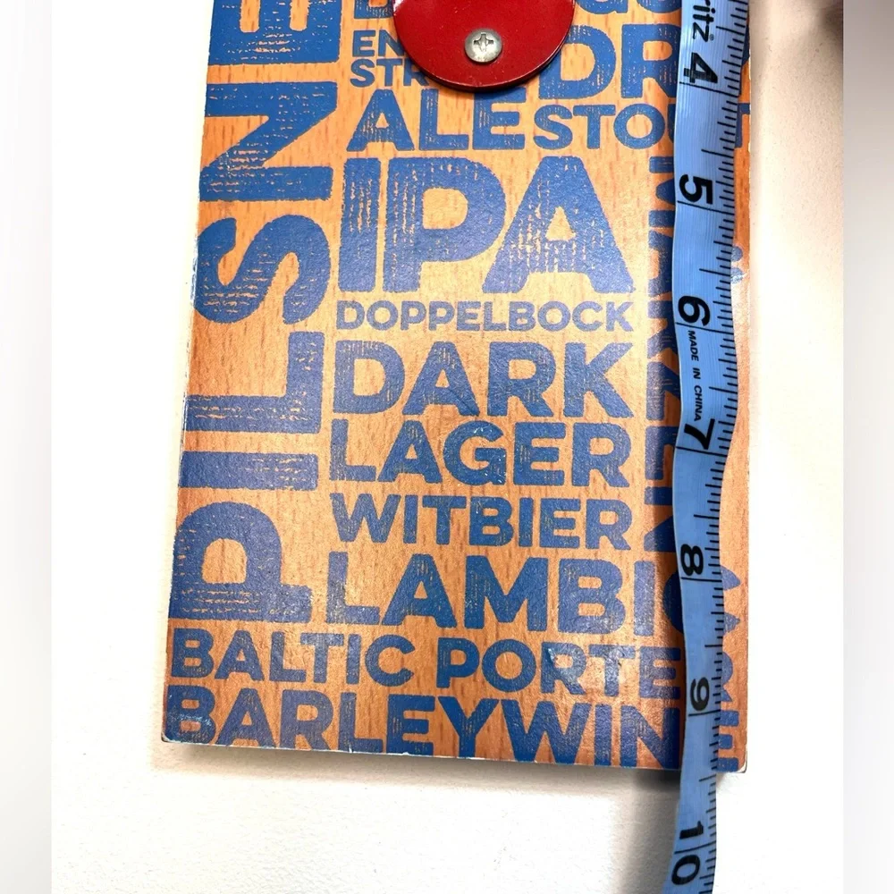 Beer Brewing Wood Wall-Mounted Bottle Opener Magnetic Man Cave Liquor Ale IPA